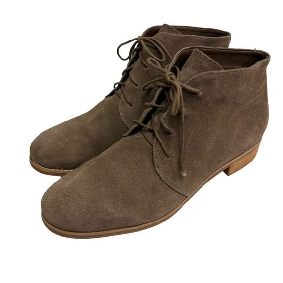 Blondo Booties Women's 10 M Rayann Waterproof Chukka Lace Up Leather - Picture 5 of 11